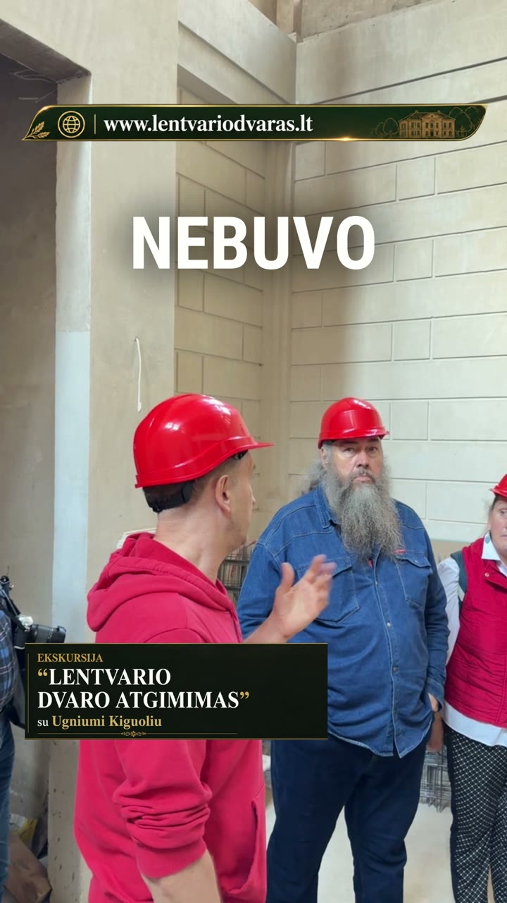 Akimirka iš privačios ekskursijos su dvaro savininku